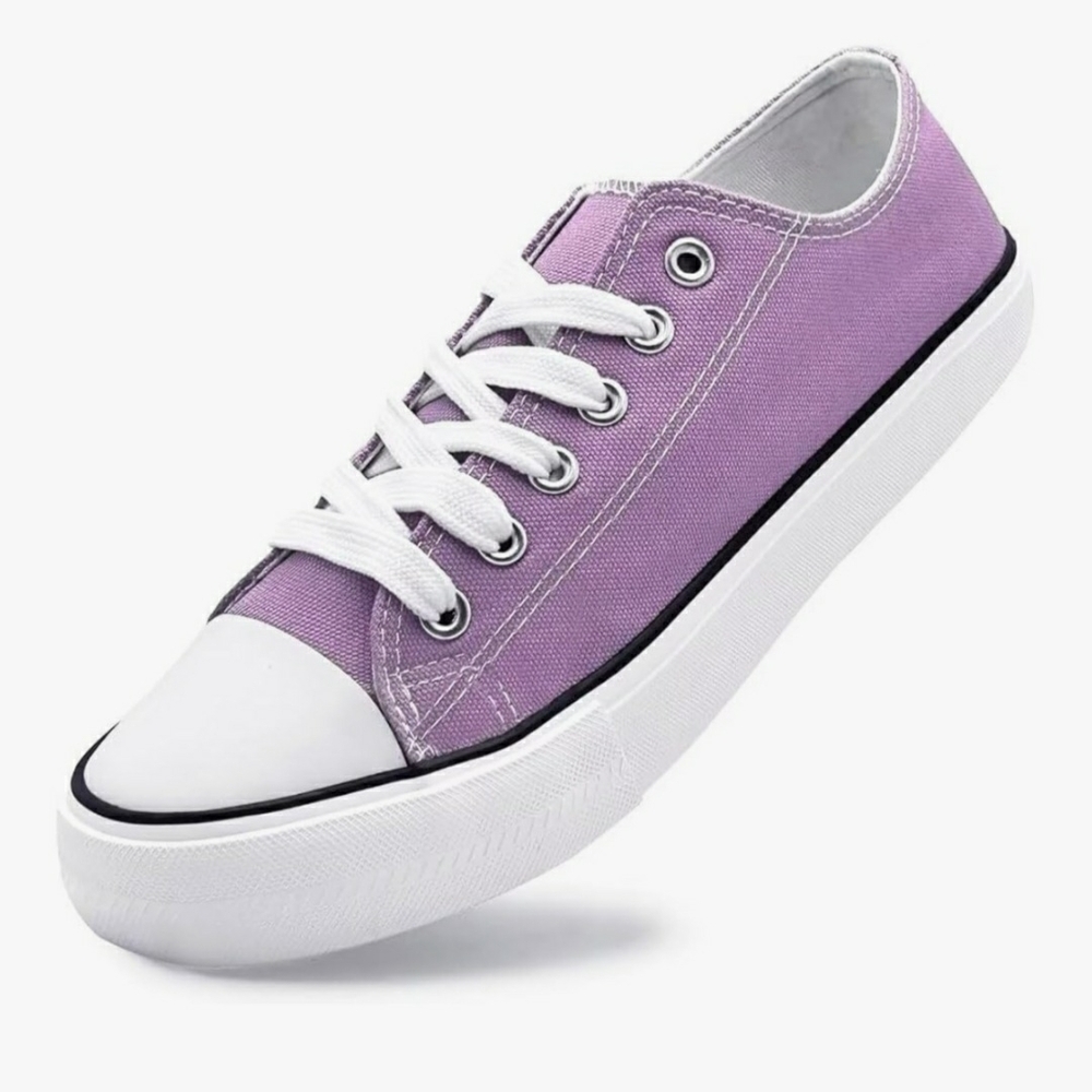 Purple Canvas Sneakers